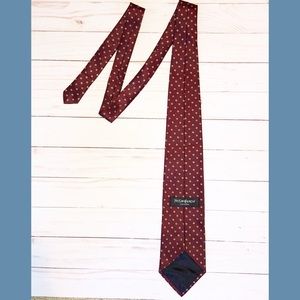 Yves Saint Laurent Dark Red Tie